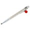 Chef Craft 8" Long Glass Candy & Deep Frying Thermometer with Hanging Hook, Reads both F/C up to 400F